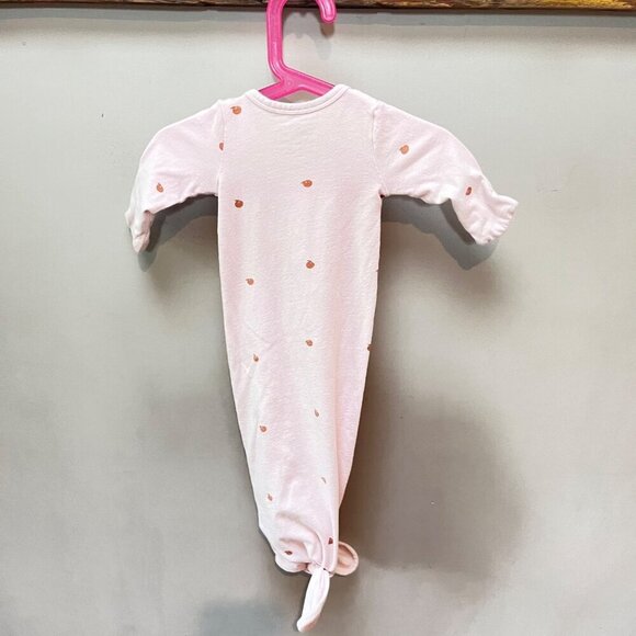 Kate Quinn Little Liam Baby Sleep Gown With Button Front & Knot Bottom 0-3 Month - Picture 4 of 4